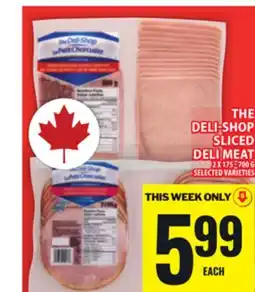 Food Basics THE DELI-SHOP SLICED DELI MEAT offer