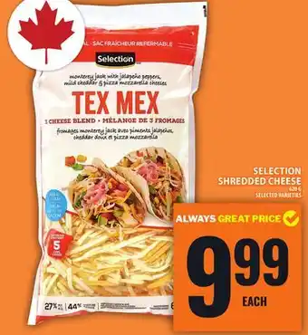Food Basics SELECTION SHREDDED CHEESE offer