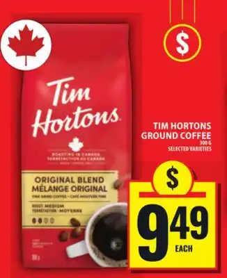 Food Basics TIM HORTONS GROUND COFFEE offer