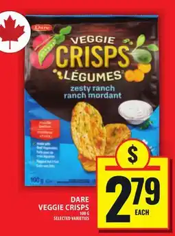 Food Basics DARE VEGGIE CRISPS offer