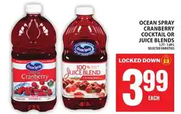 Food Basics OCEAN SPRAY CRANBERRY COCKTAIL OR JUICE BLENDS offer