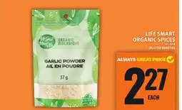 Food Basics LIFE SMART ORGANIC SPICES offer