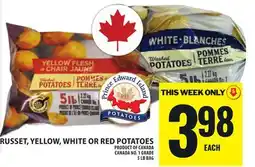Food Basics RUSSET, YELLOW, WHITE OR RED POTATOES offer