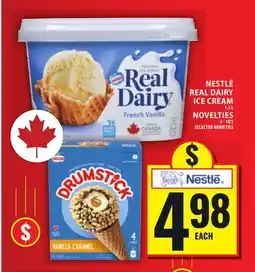 Food Basics NESTLÉ REAL DAIRY ICE CREAM OR NOVELTIES offer