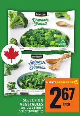 Food Basics SELECTION VEGETABLES offer