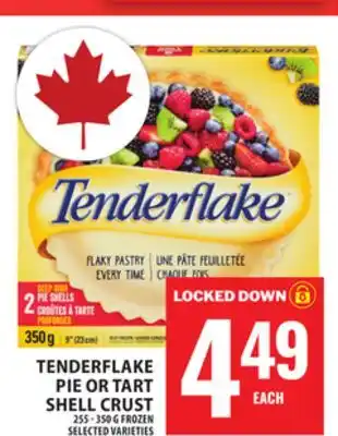 Food Basics TENDERFLAKE PIE OR TART SHELL CRUST offer