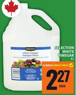 Food Basics SELECTION WHITE VINEGAR offer