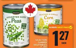 Food Basics SELECTION CANNED VEGETABLES offer