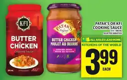Food Basics PATAK'S OR KFI COOKING SAUCE offer