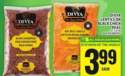 Food Basics DIVYA LENTILS OR BLACK CHICK PEAS offer