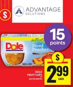 Food Basics DOLE FRUIT CUPS offer