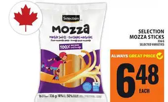 Food Basics SELECTION MOZZA STICKS offer