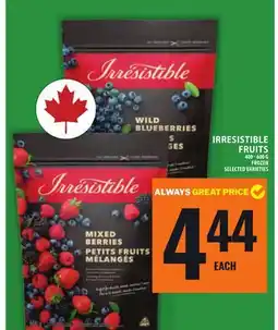 Food Basics IRRESISTIBLE FRUITS offer