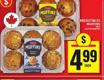 Food Basics IRRESISTIBLES MUFFINS offer