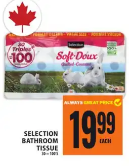 Food Basics SELECTION BATHROOM TISSUE offer