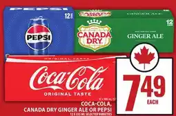 Food Basics COCA-COLA, CANADA DRY GINGER ALE OR PEPSI offer