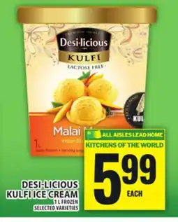 Food Basics DESI-LICIOUS KULFI ICE CREAM offer