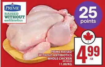 Food Basics PRIME RAISED WITHOUT ANTIBIOTICS WHOLE CHICKEN offer
