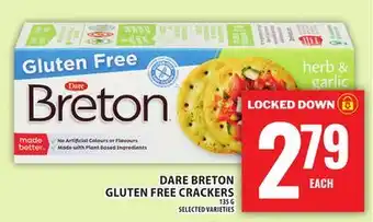Food Basics DARE BRETON GLUTEN FREE CRACKERS offer