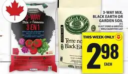 Food Basics 3-WAY MIX, BLACK EARTH OR GARDEN SOIL offer