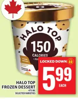Food Basics HALO TOP FROZEN DESSERT offer