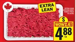Food Basics EXTRA LEAN GROUND BEEF FAMILY PACK offer