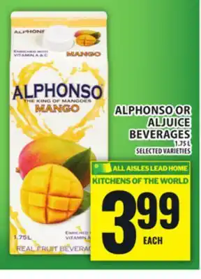 Food Basics ALPHONSO OR ALJUICE BEVERAGES offer