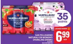 Food Basics SAN PELLEGRINO NATURALI OR MOMENTI SPARKLING DRINKS offer