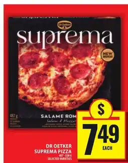 Food Basics DR OETKER SUPREMA PIZZA offer