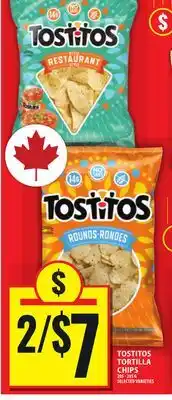 Food Basics TOSTITOS TORTILLA CHIPS offer