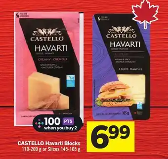 Foodland CASTELLO Havarti Blocks offer