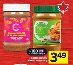 Foodland COMPLIMENTS Peanut Butter offer