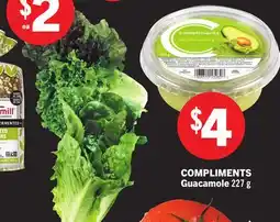 Foodland COMPLIMENTS Guacamole offer