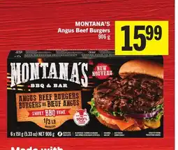 Foodland MONTANA'S Angus Beef Burgers offer