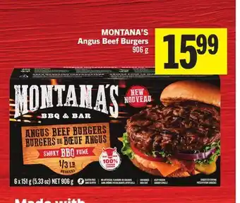 Foodland MONTANA'S Angus Beef Burgers offer