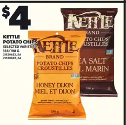 Loblaws KETTLE POTATO CHIPS, 156/198 G offer