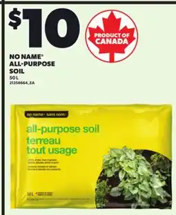Loblaws NO NAME ALL-PURPOSE SOIL 50L offer