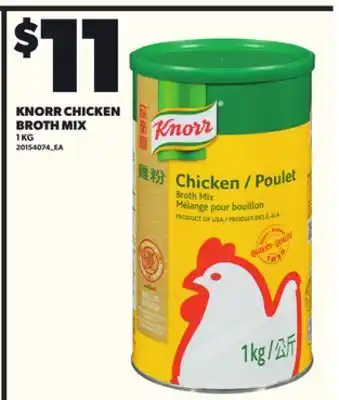 Loblaws KNORR CHICKEN BROTH MIX, 1KG offer