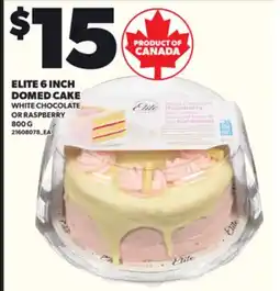 Loblaws ELITE 6 INCH DOMED CAKE, 800G offer