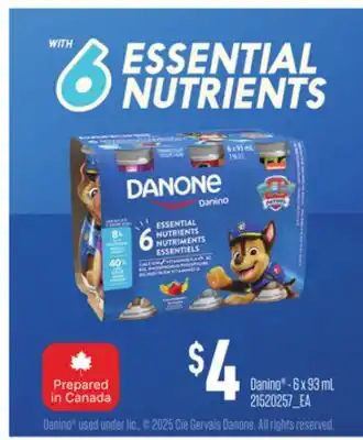 Loblaws DANINO 6x93mL offer