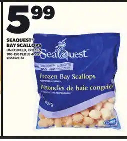 Loblaws SEAQUEST BAY SCALLOPS 100-150 PER LB 400G offer