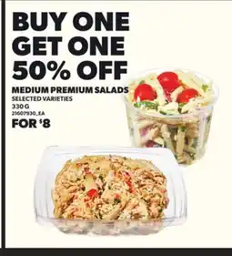 Loblaws MEDIUM PREMIUM SALADS, 330 G offer