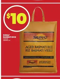 Loblaws SURAJ BASMATI RICE, 3.63KG offer