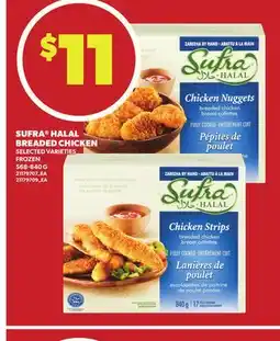 Loblaws SUFRA HALAL BREADED CHICKEN, 568-840G offer