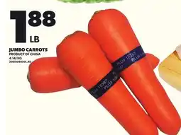 Loblaws JUMBO CARROTS offer