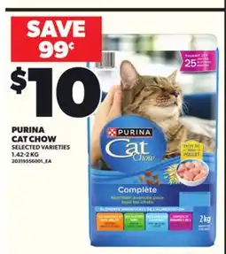 Loblaws PURINA CAT CHOW, 1.42-2KG offer