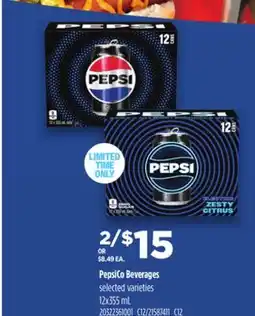 Loblaws PEPSICO BEVERAGES, 12x355mL offer