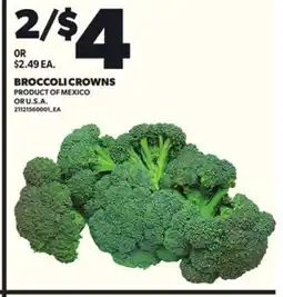 Loblaws BROCCOLI CROWNS offer