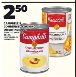 Loblaws CAMPBELL'S CONDENSED COOKING OR EATING SOUP, 284 ML offer