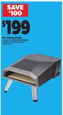 Loblaws PC PIZZA OVEN 15,000 BTU, PROPANE POWERED offer